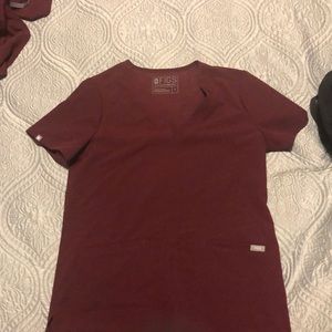 Maroon Figs Scrub Set